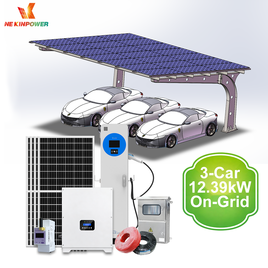 Grid-Tied & Off-Grid Solar Carport System