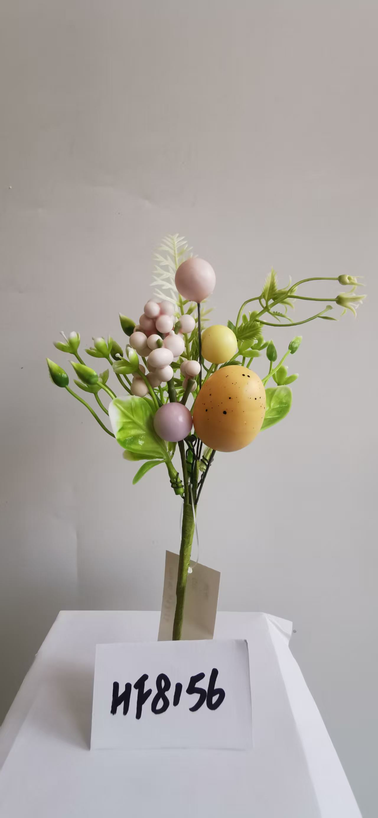 Easter artificial flowers and fruits