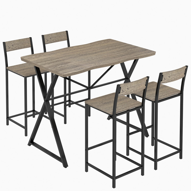 Bar table and chairs set