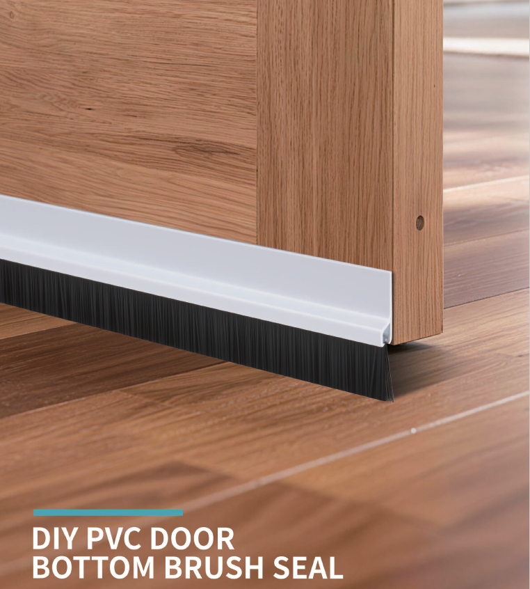 PVC door bottom brush seal