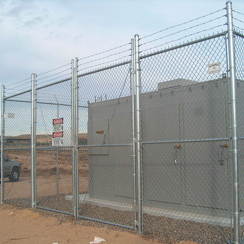 Chain link fence