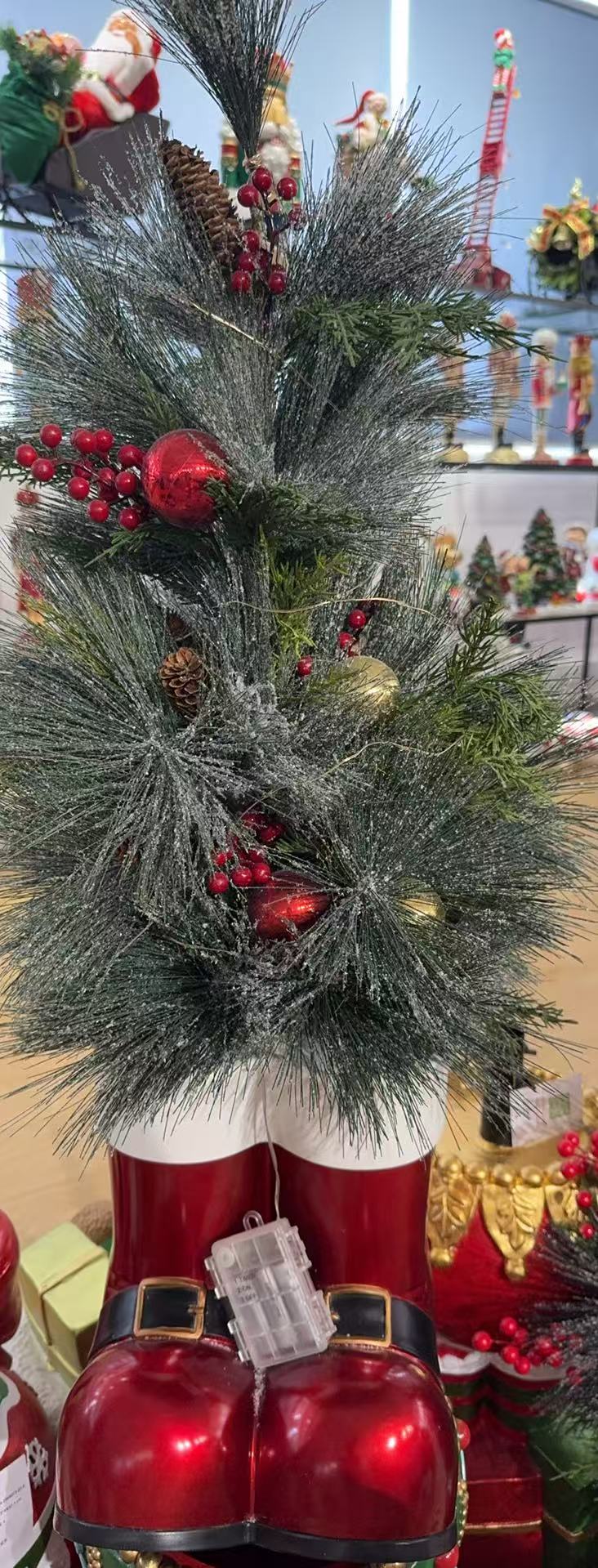 Christmas w/PVC tree display