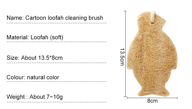 Shower Loofah--penguin