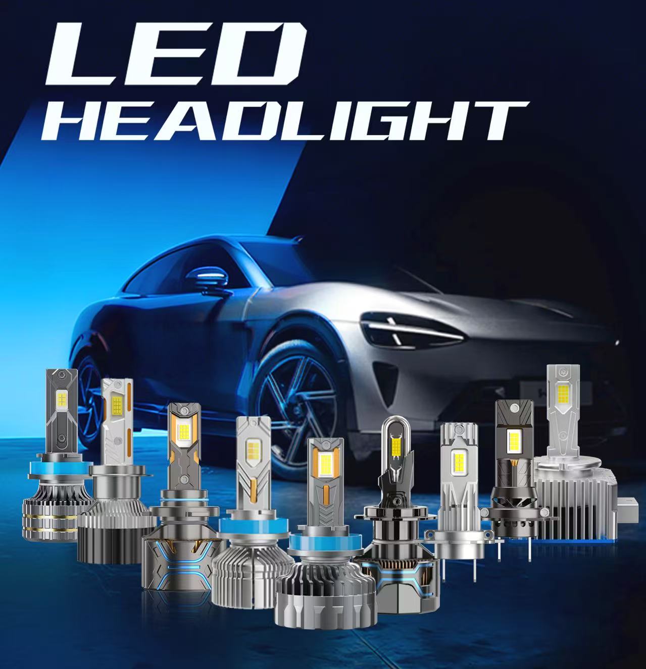 High-intensity car bulb