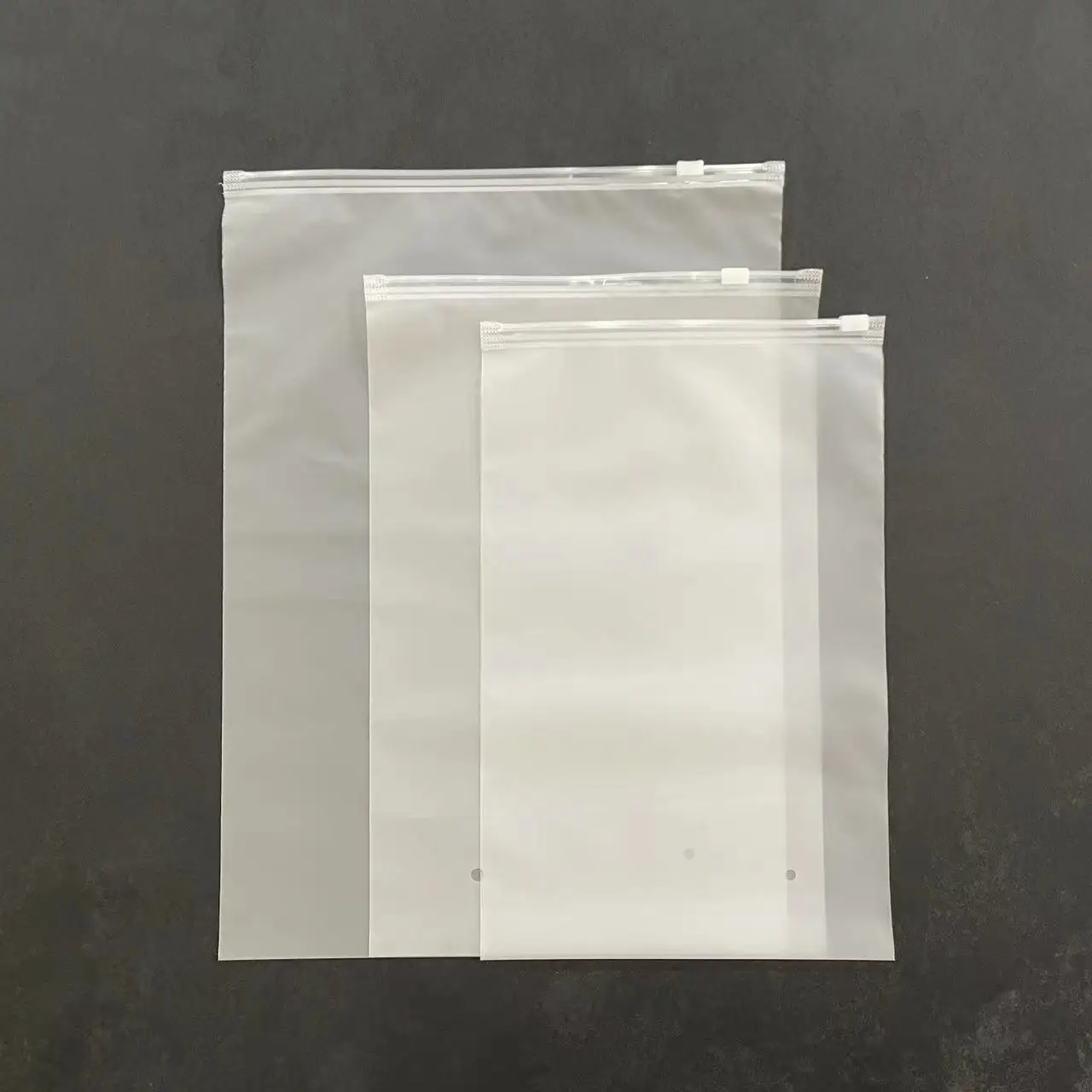 Frosted Ziplock Bag Various size for Apparel Packaging