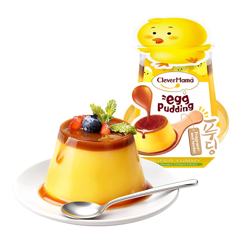 Clever Mama 100g caramel egg pudding New