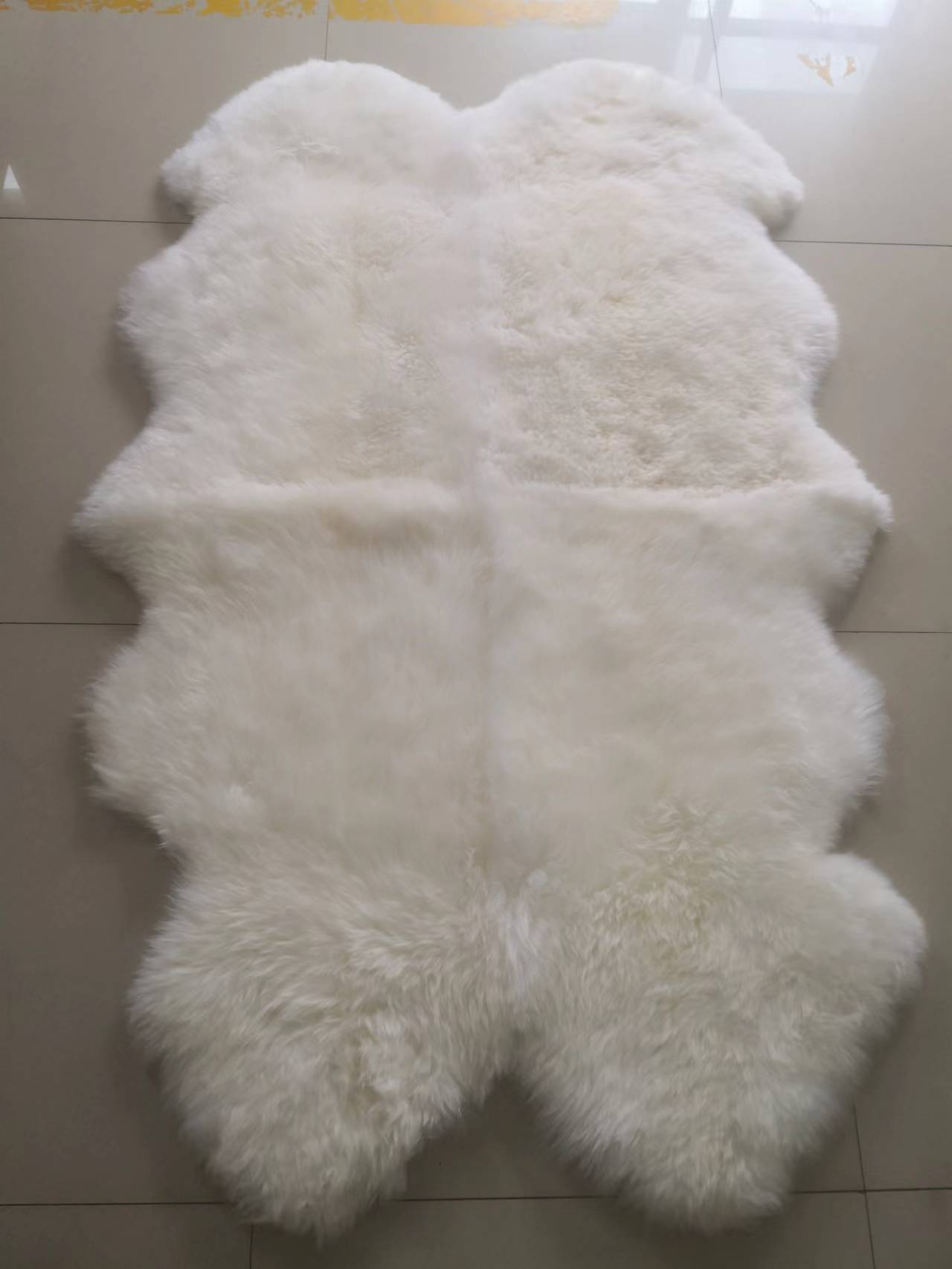 Sheepskin carpet