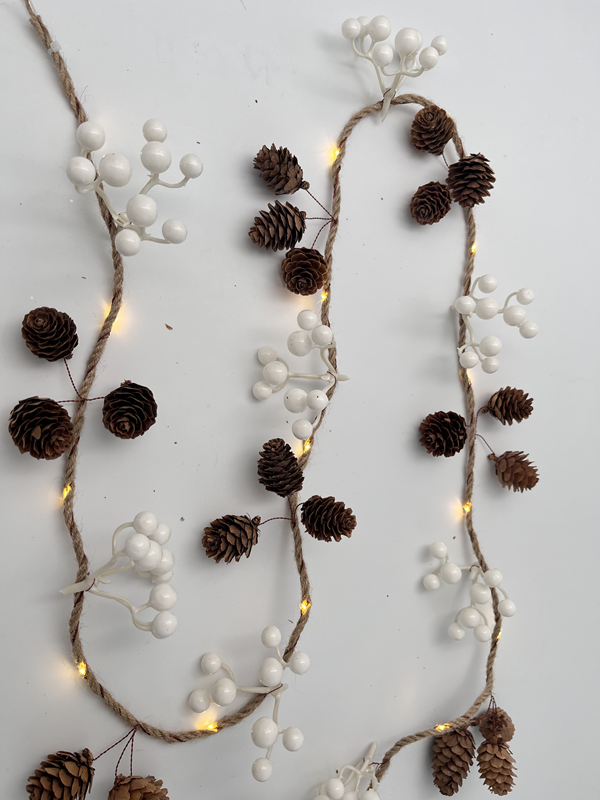 Hanging string lights
