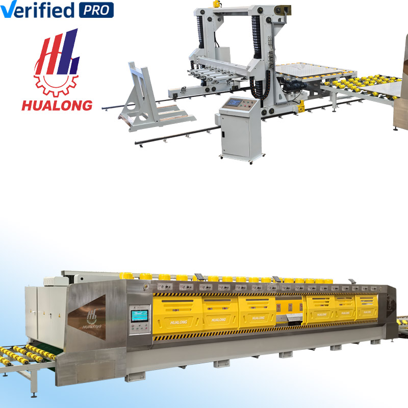 HUALONG Automatic Stone Line Polishing Machine for Marble Granite Quartz Slab
