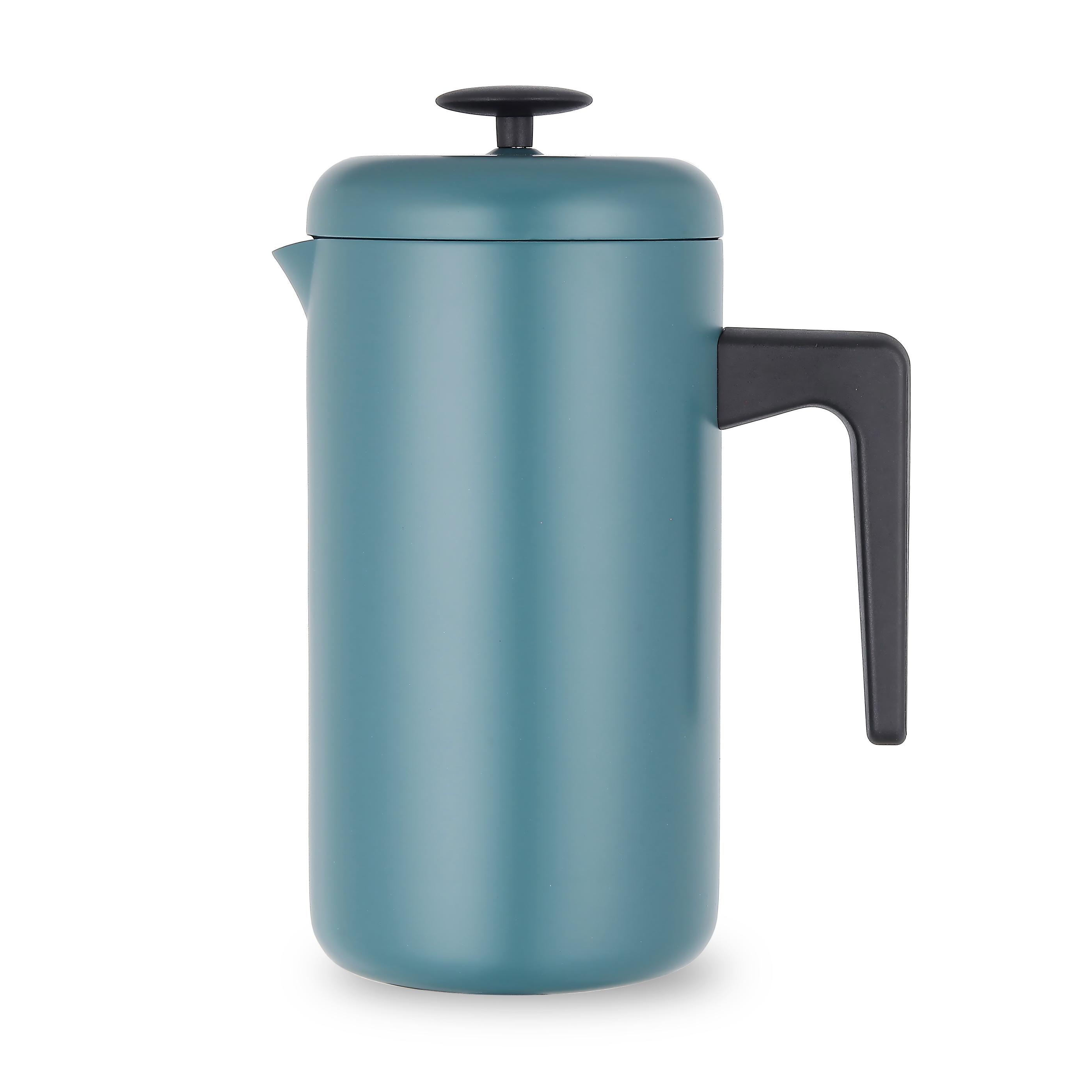 stainless steel double wall insulated coffee maker french press coffee plunger cafetiere