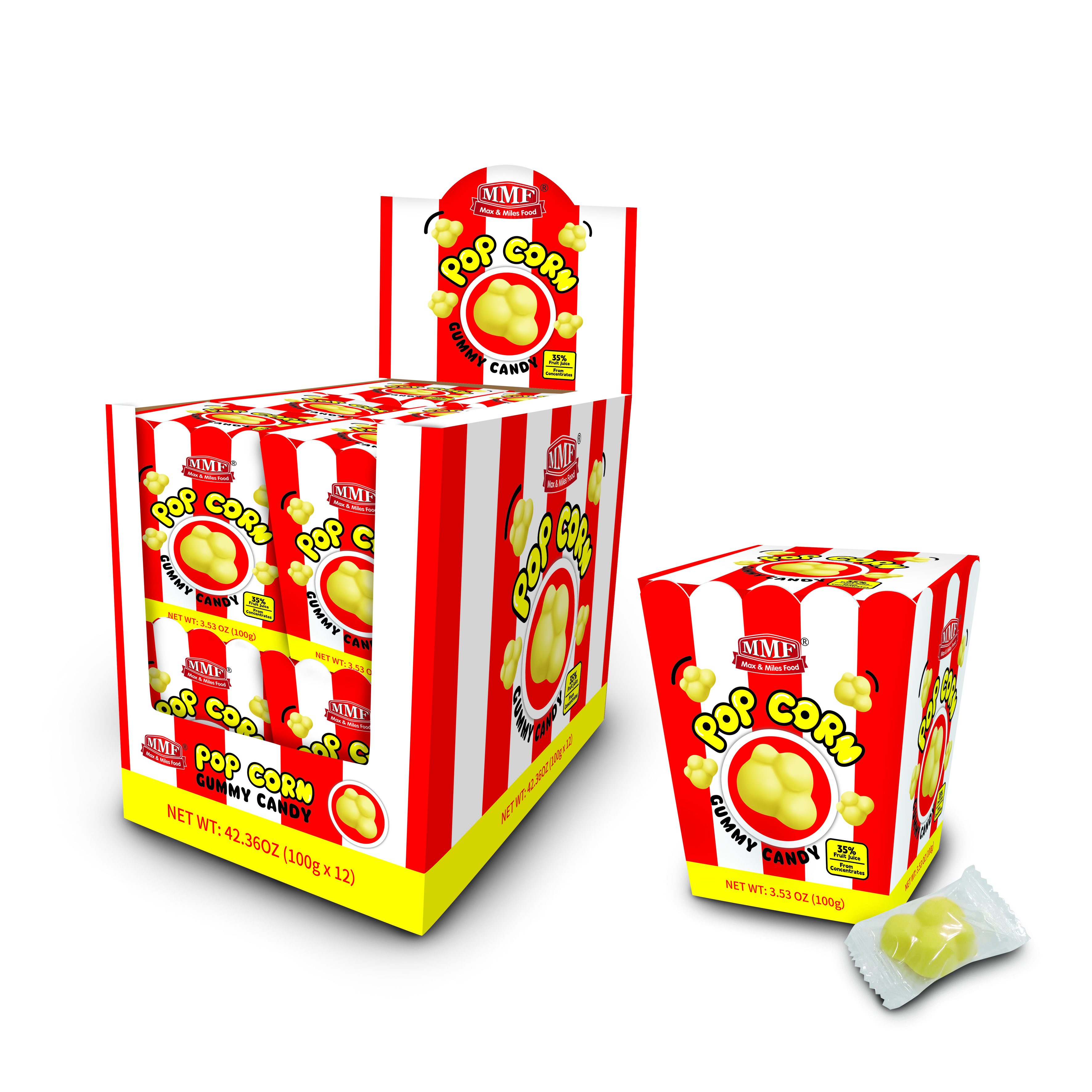 Pop Corn Gummy Candy
