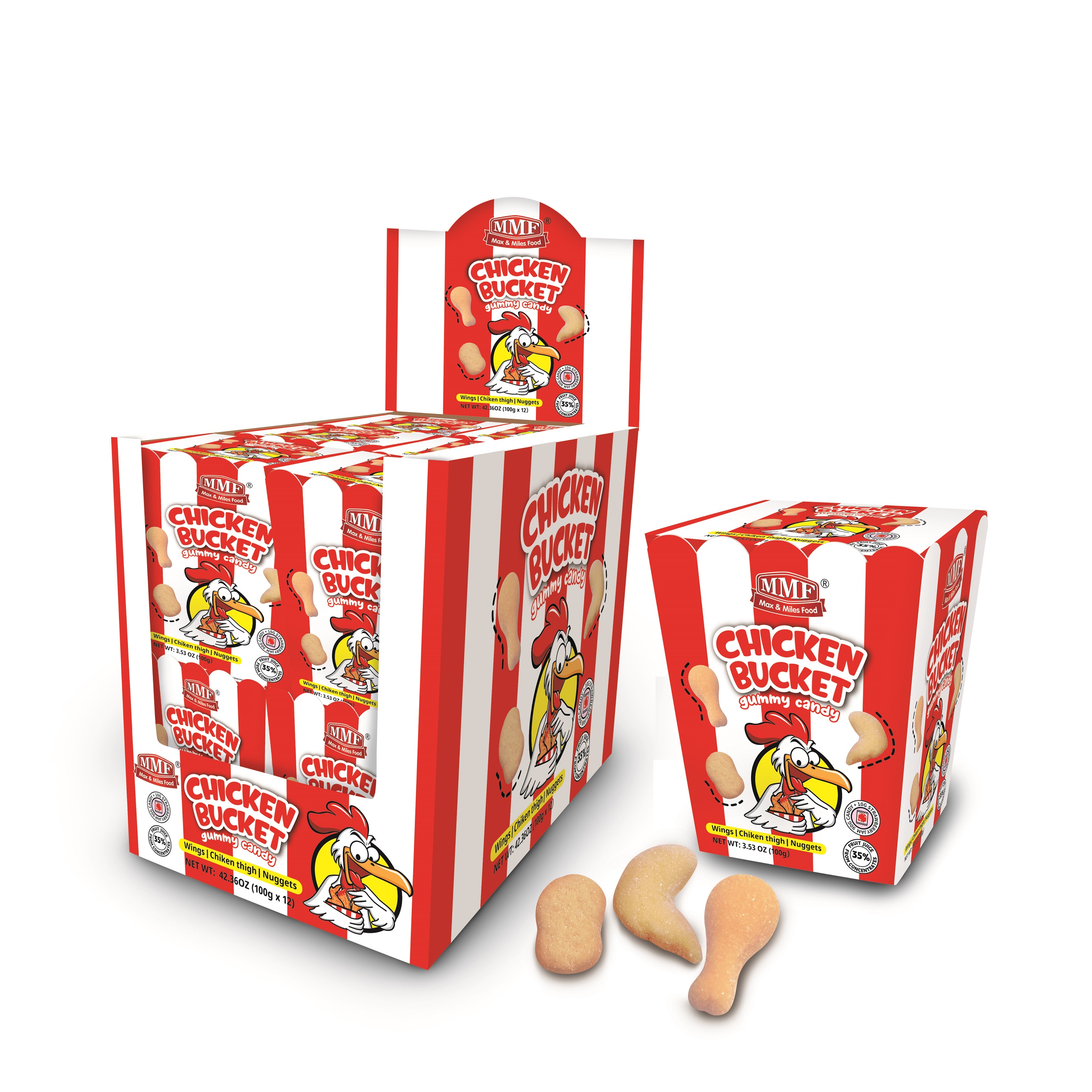 Chicken bucket Gummy Candy
