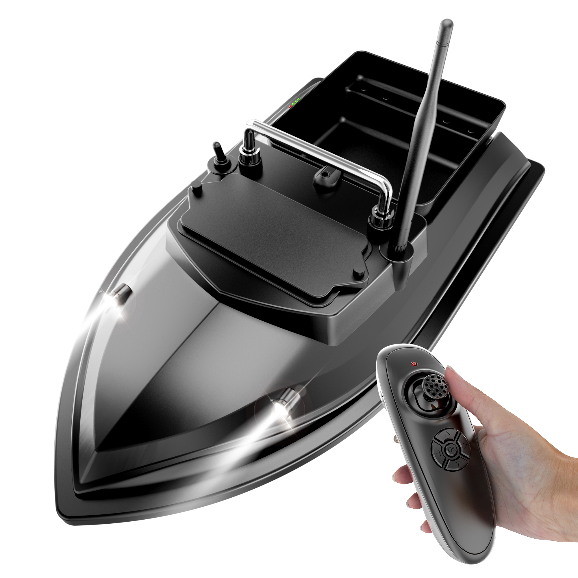 Flytec V050 Intelligent Dual-Power Long-Battery-Life Single-Compartment Nesting Boat