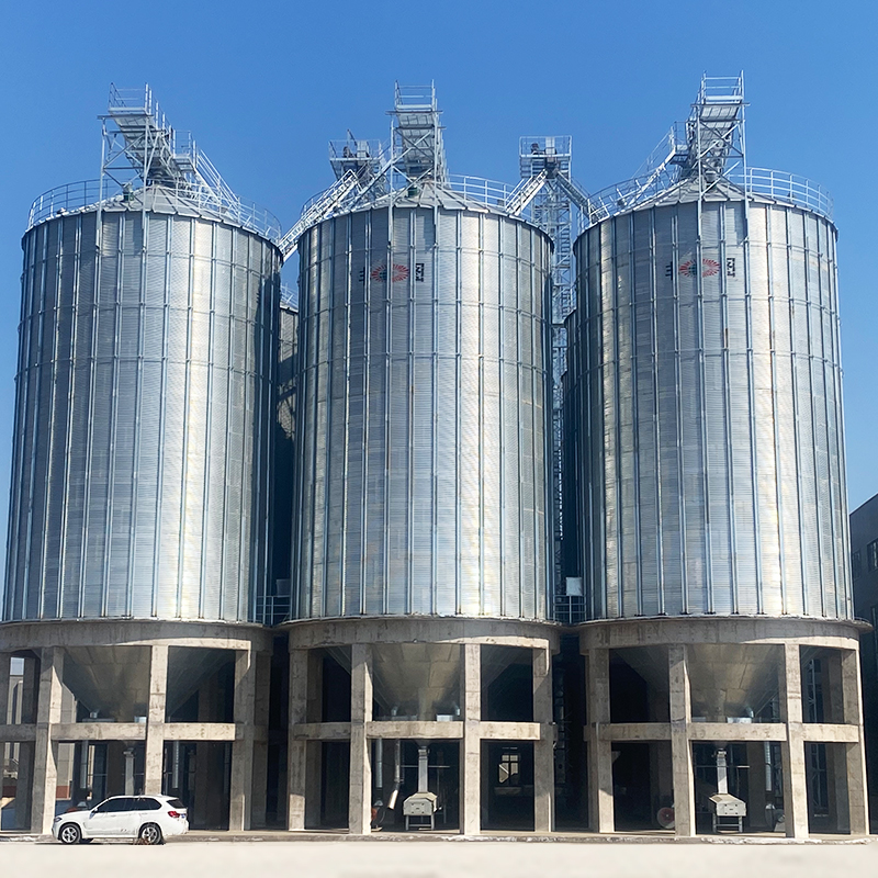 galvanized silo，grain silo，cone bottom silo， flat bottom silo