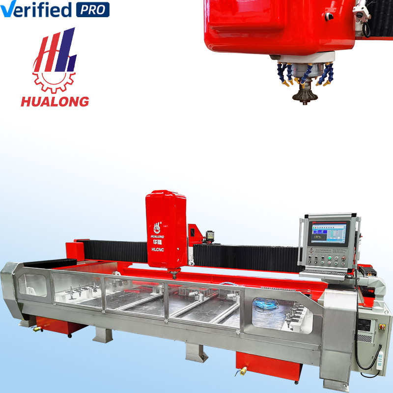 HUALONG 3-Axis CNC Stone Machining Center for Countertop