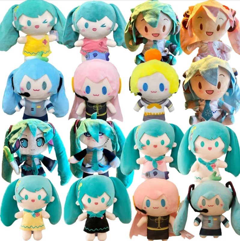 Wholesale Hatsune Mikued Kaitoed Meikoed Anime Figure Bear Plush Key Chains Pendant Super Soft Plush