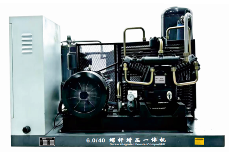 Screw booster unit Machine