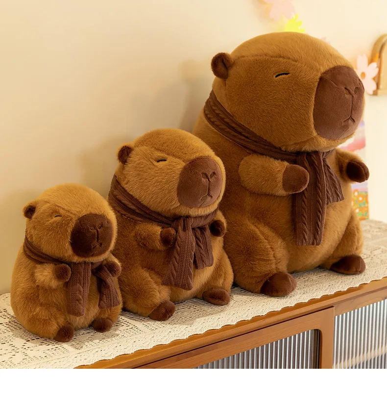 Hot-selling Capibara Plush Toys Stuffed Animals Soft for Children's Gifts As a Pillow