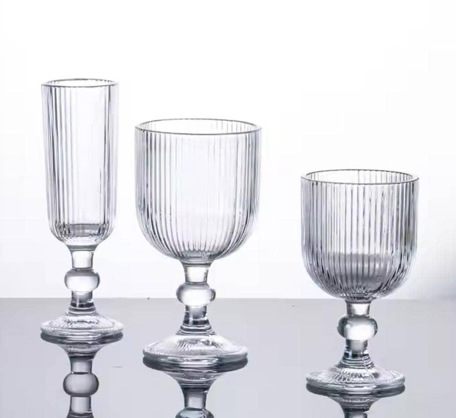 Glass goblet