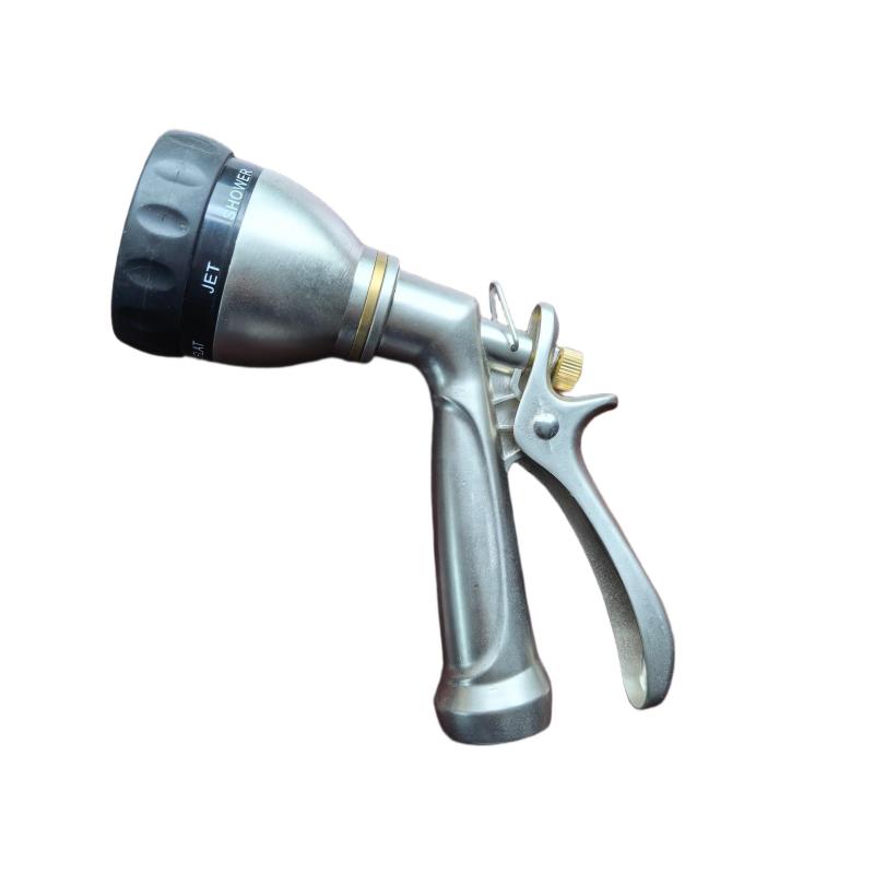 High-Quality 7-Function Zinc Alloy Garden Water Gun