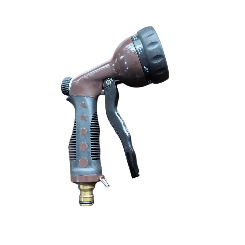 7-Function Zinc Alloy Garden Water Spray Gun