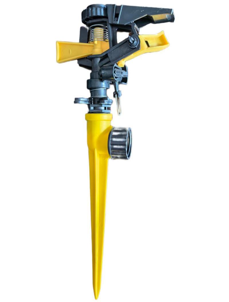 Single-Outlet Adjustable Angle Plastic Nozzle with Plastic Ground Stake