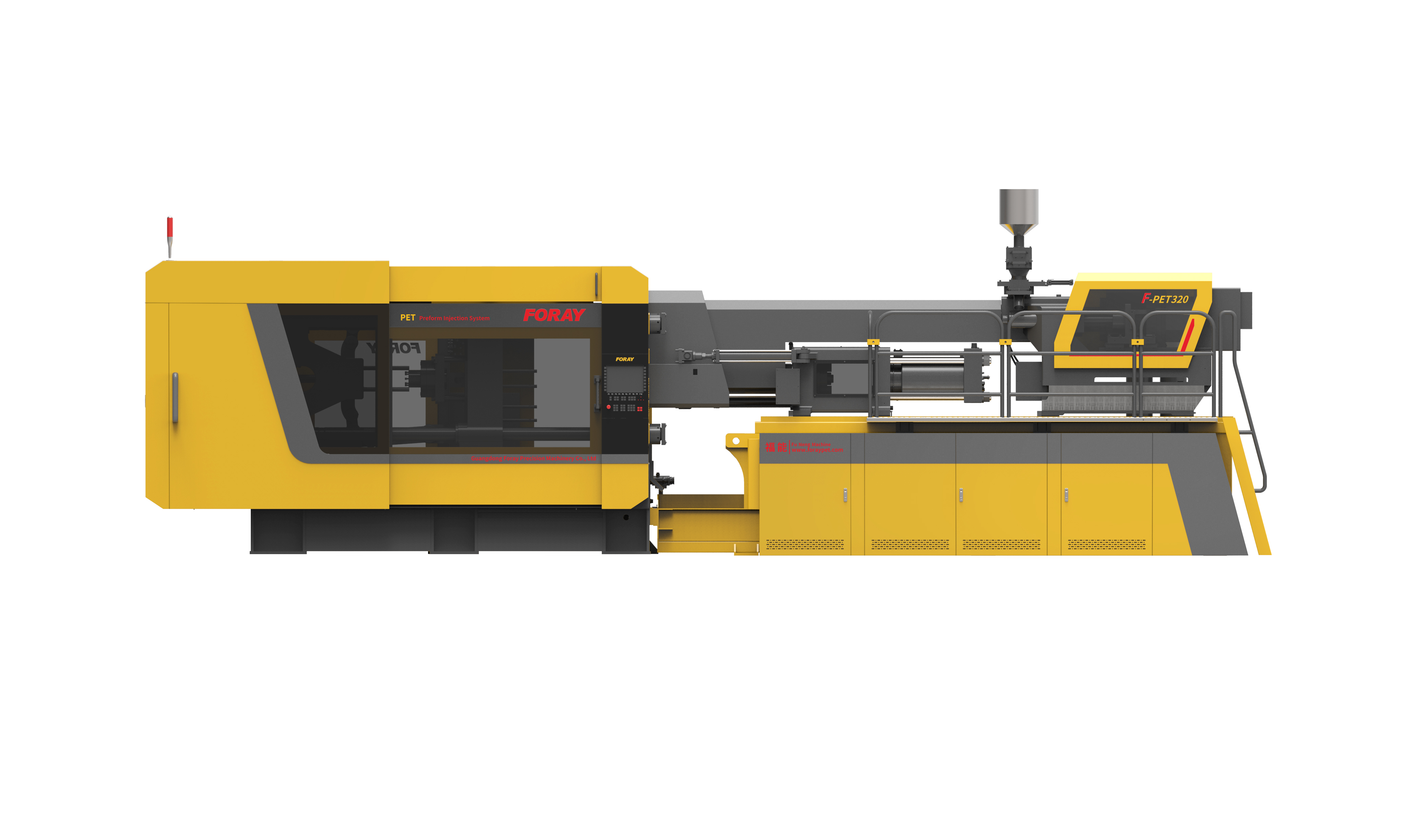 Fast injection machine
