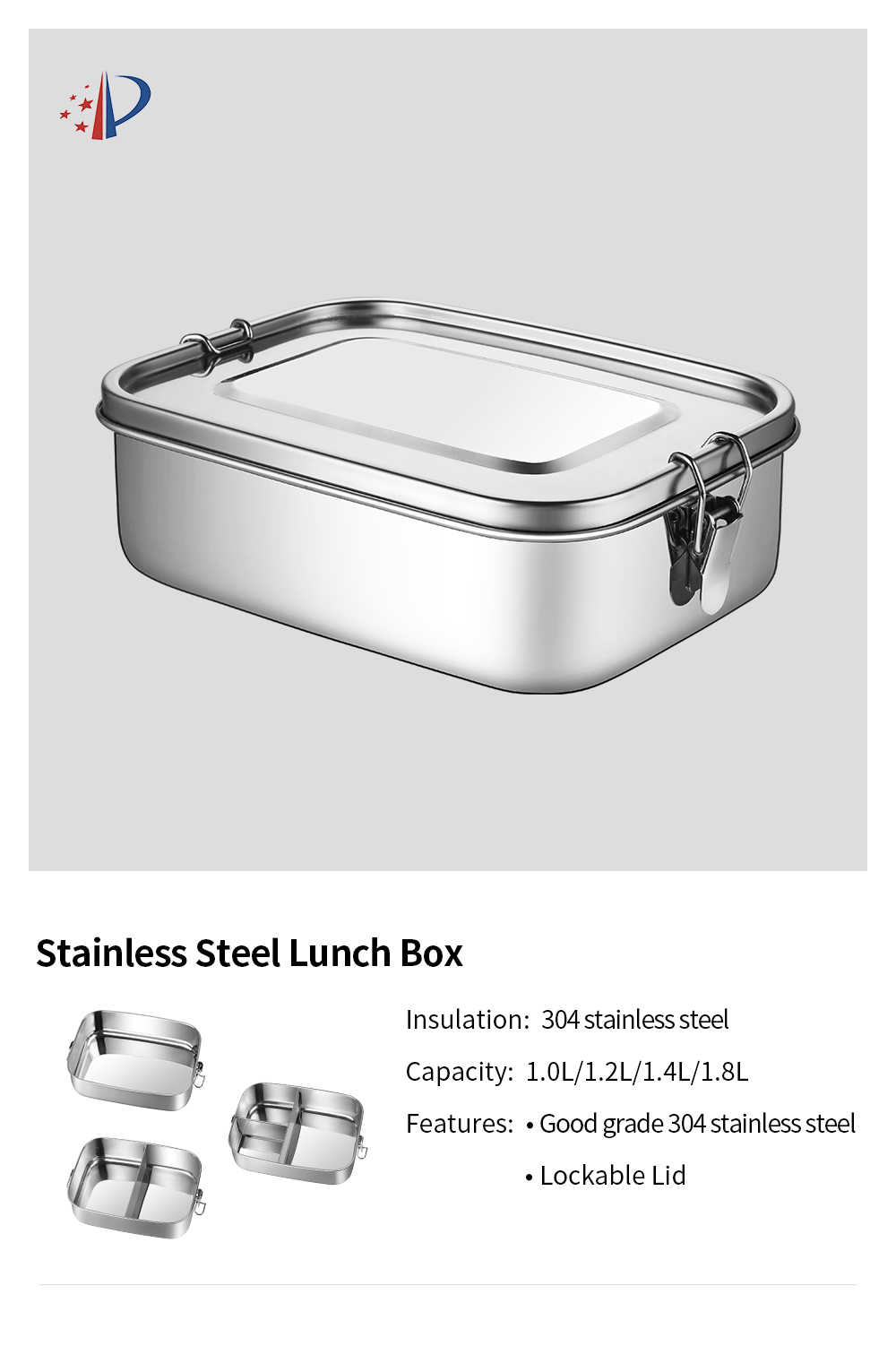 stainless steel lunch box
