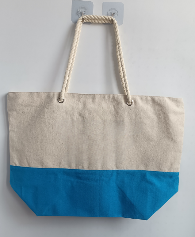 Large volume&heavy cotton canvas tote bags cloth bags with rope handles