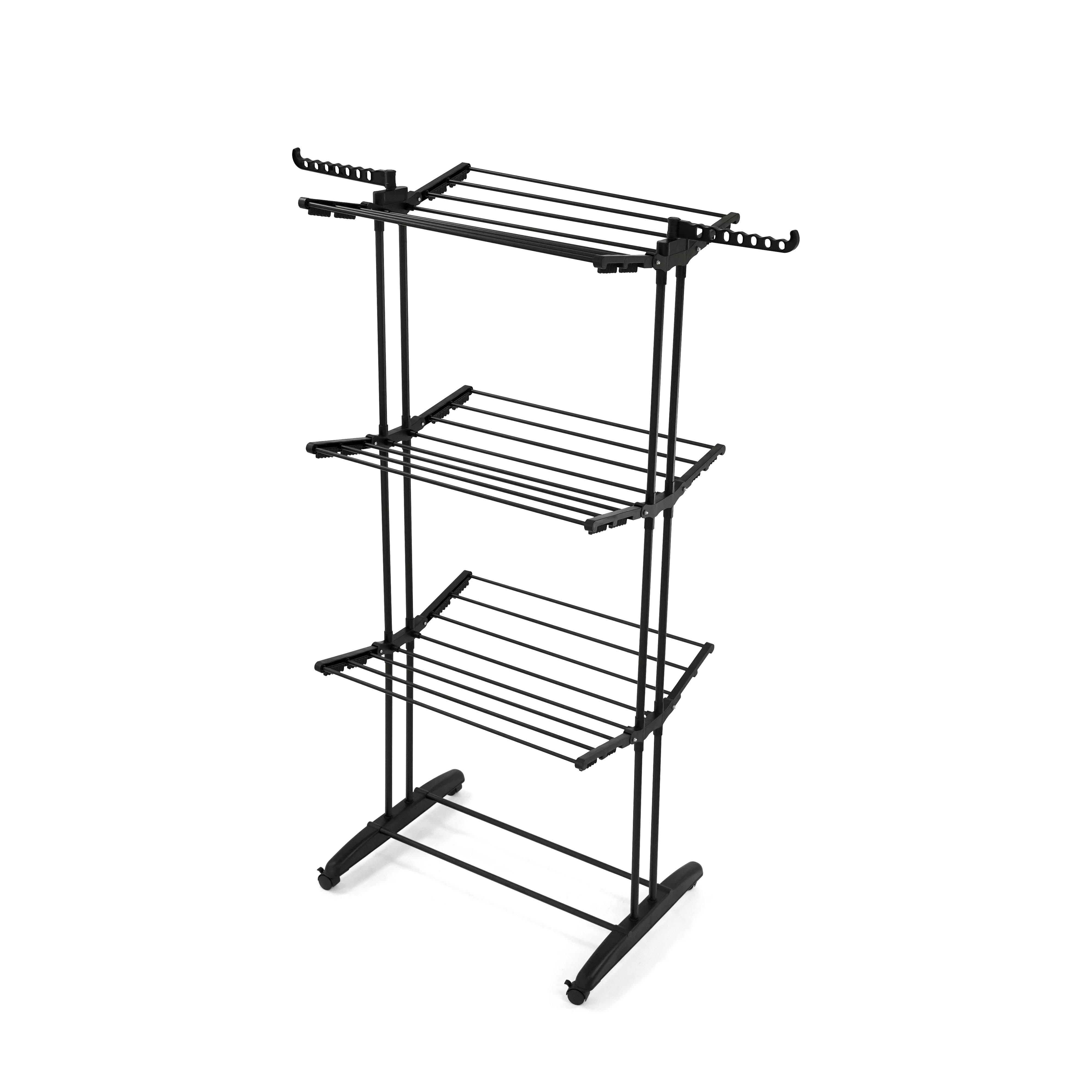 Three layer dryer rack