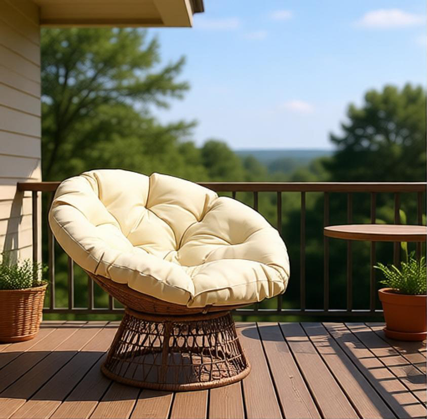 360° Rotation Swing Chair - KD Stucture
