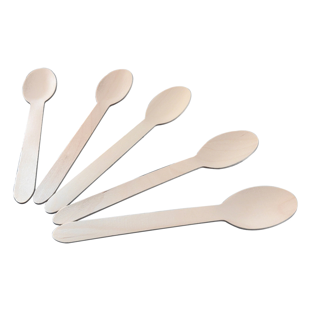 Jiarun Disposable Wooden Spoon Birch Wood For Food Service Catering