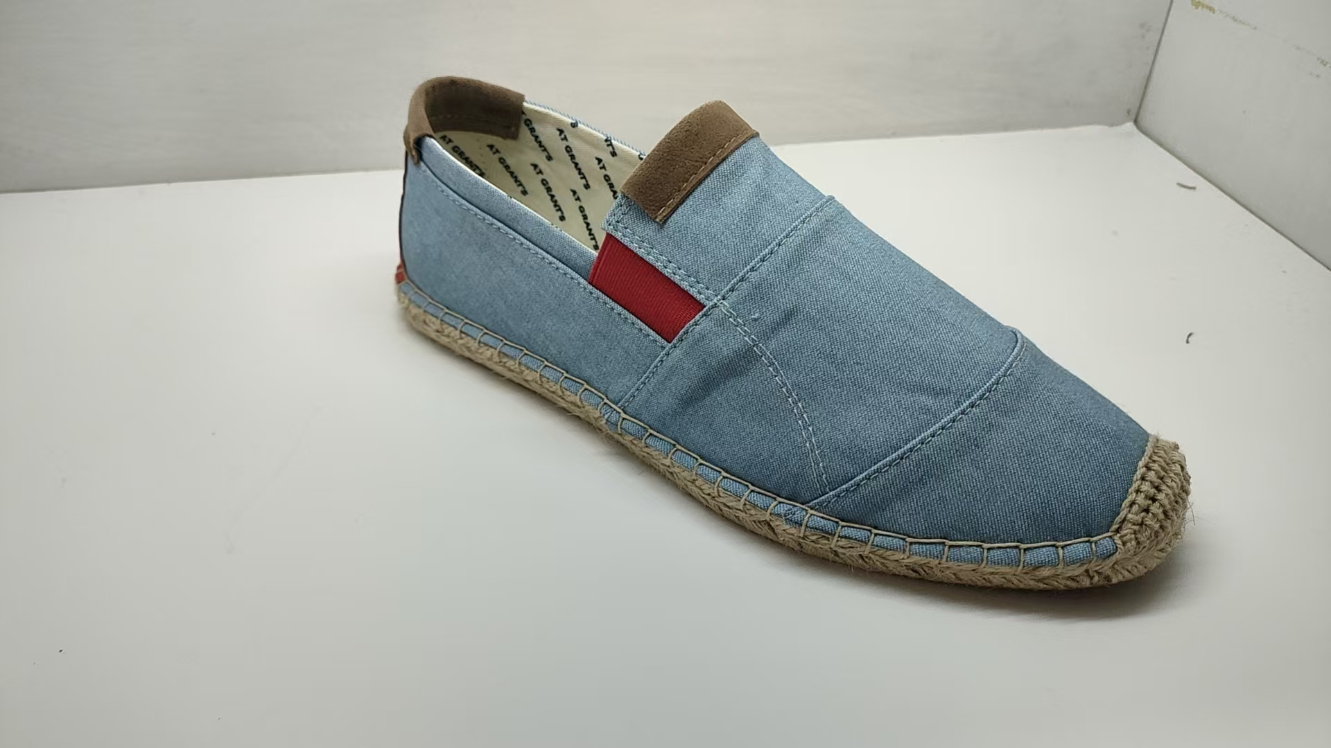 men stripe espadrilles