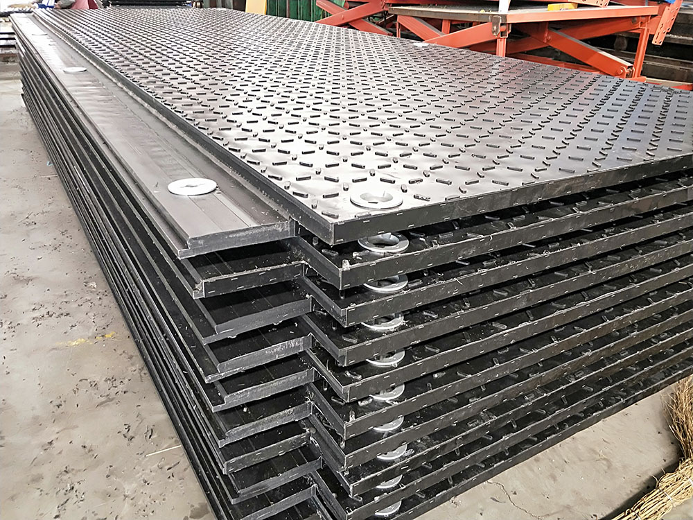 Overlap Interlocking Heavy Duty Drilling Rig Mat Ground Protection Mat