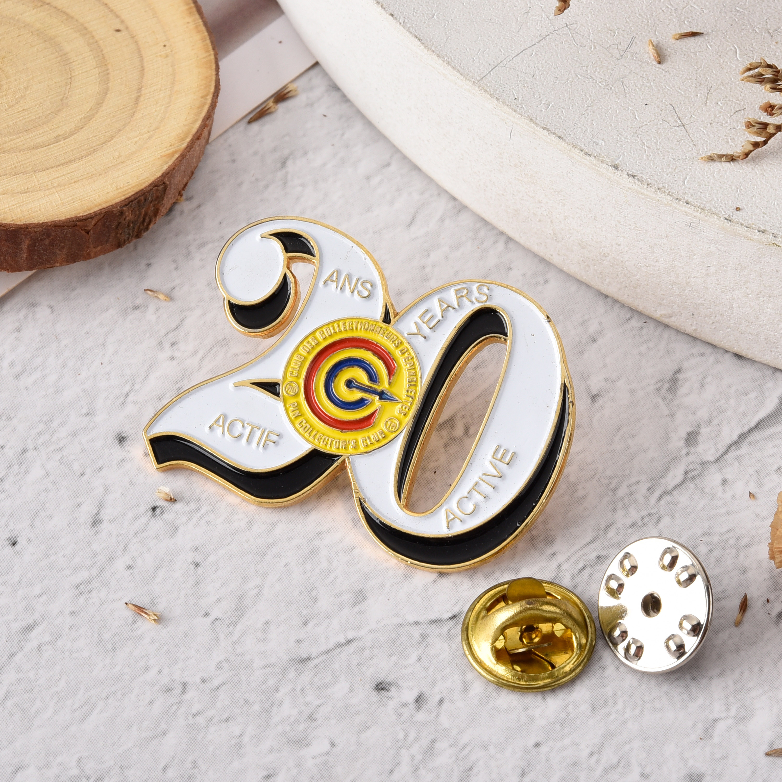 Custom Anniversary Lapel Pin