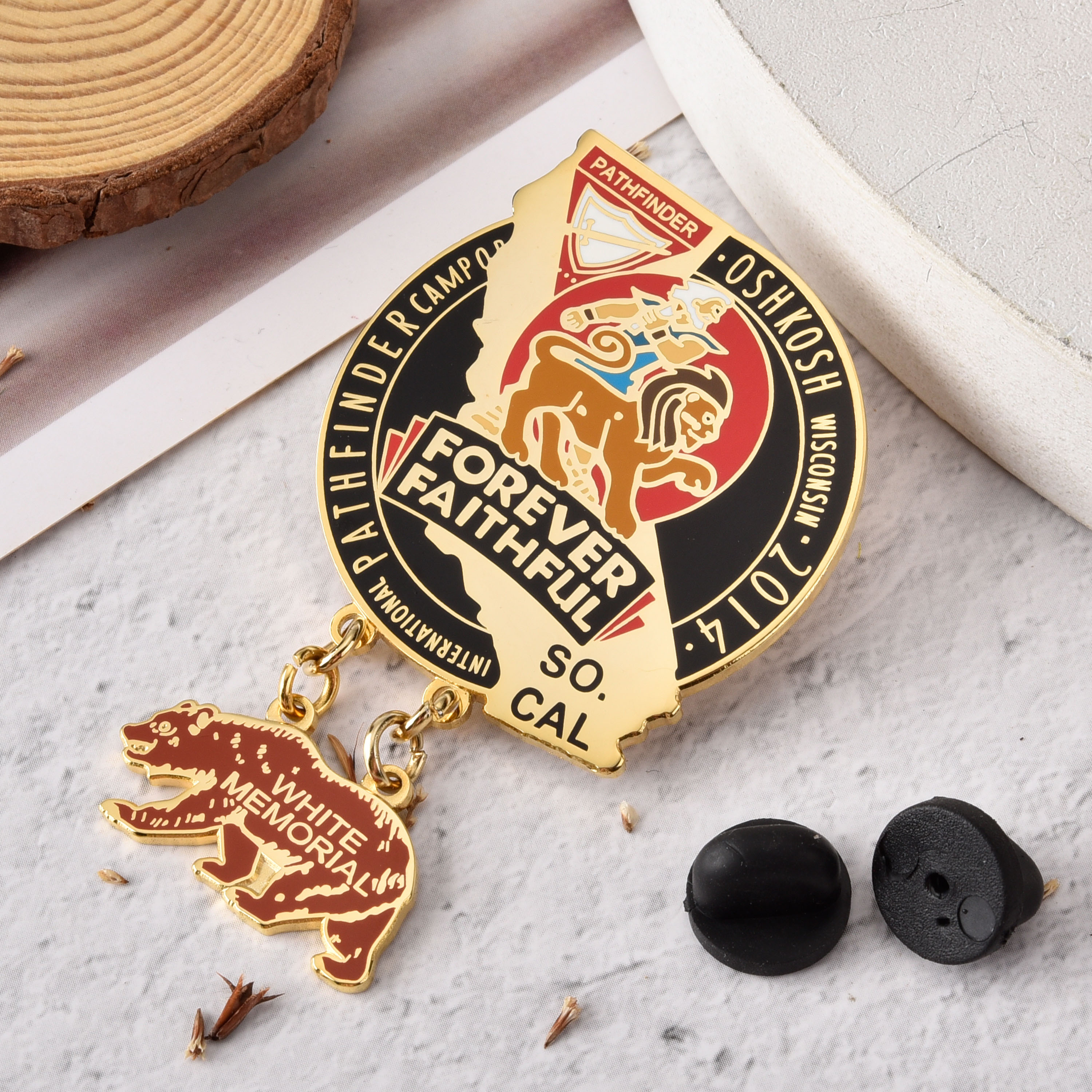 Custom Dangling Hard Enamel Pin
