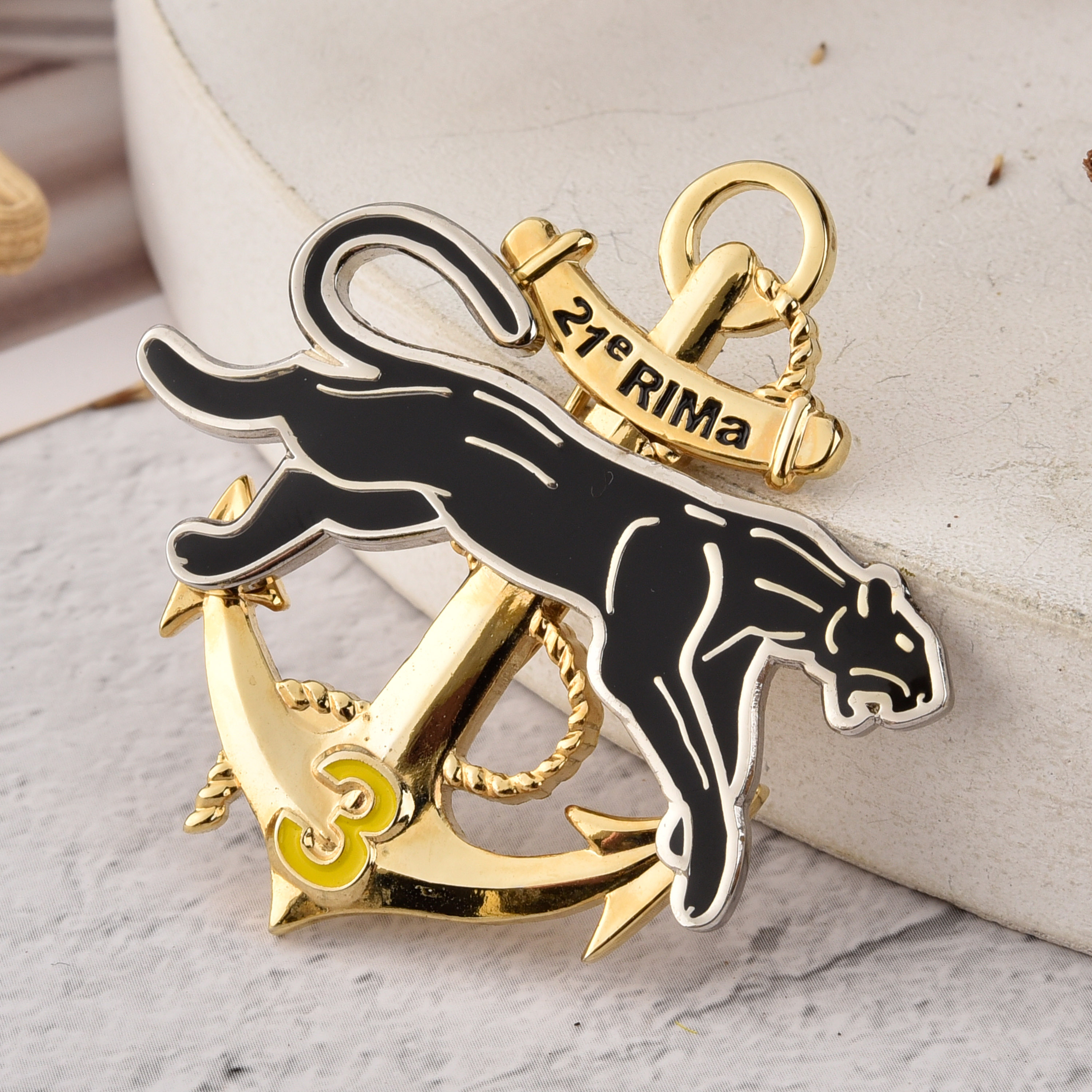 Custom Cut-Out Pin