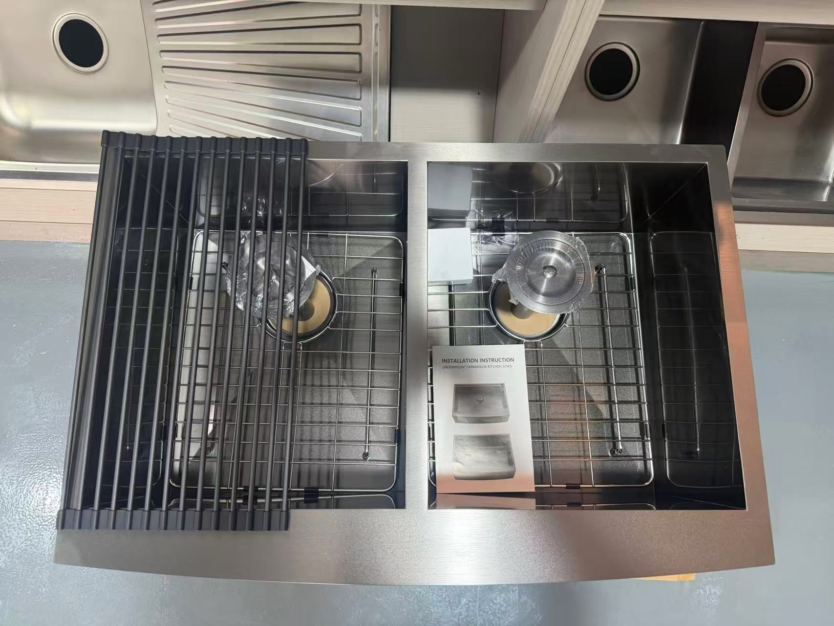 Stainless Steel Double Bowl Kitchen Sink