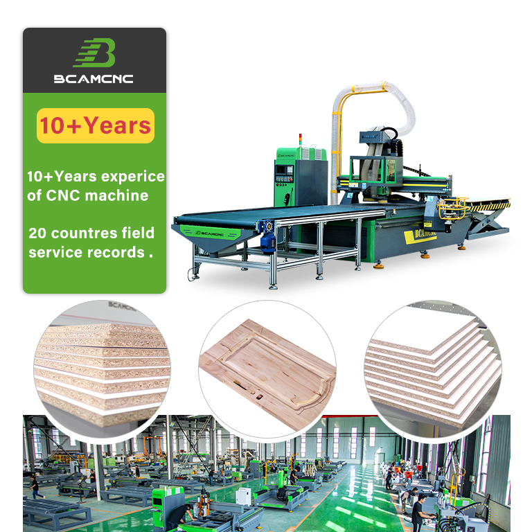 BCAMCNC E Series CNC Router 1325 1530 Vacuum Table T-Slot Japan Yaskawa Servo CNC Router Machine
