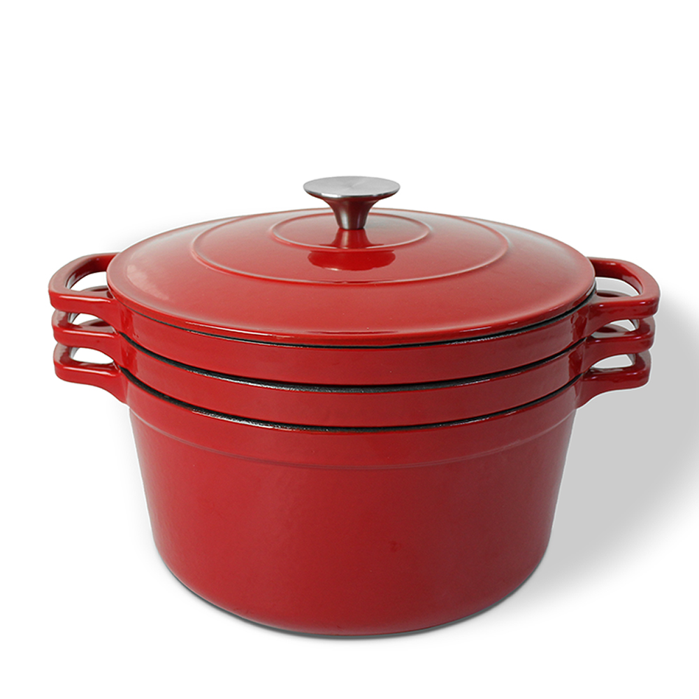 Enamel Cast Iron Cookware Set