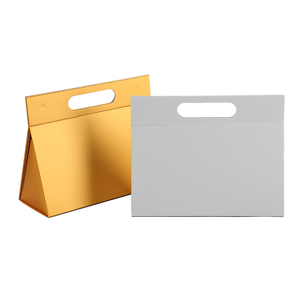 Portable One-piece Foldable Triangle Packaging Box