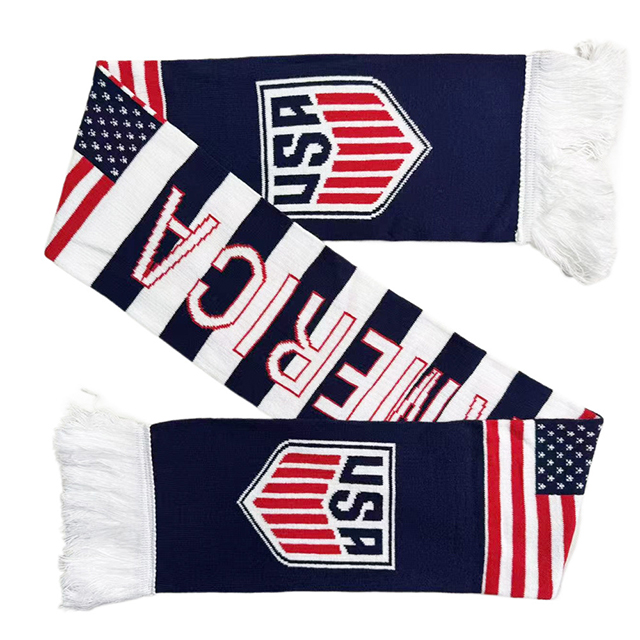 OEM Custom 2026 World Sports Event Supporter Football Cup Rugby Club Fan Spandex Scarves
