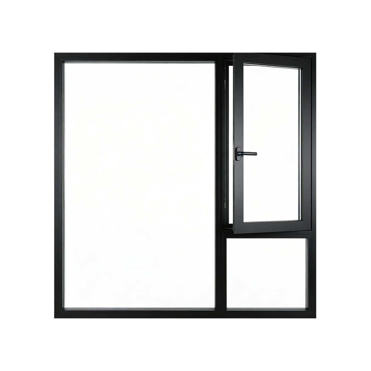 YH75A Thermal Break Aluminum Windows 5+12A+5+12A+5