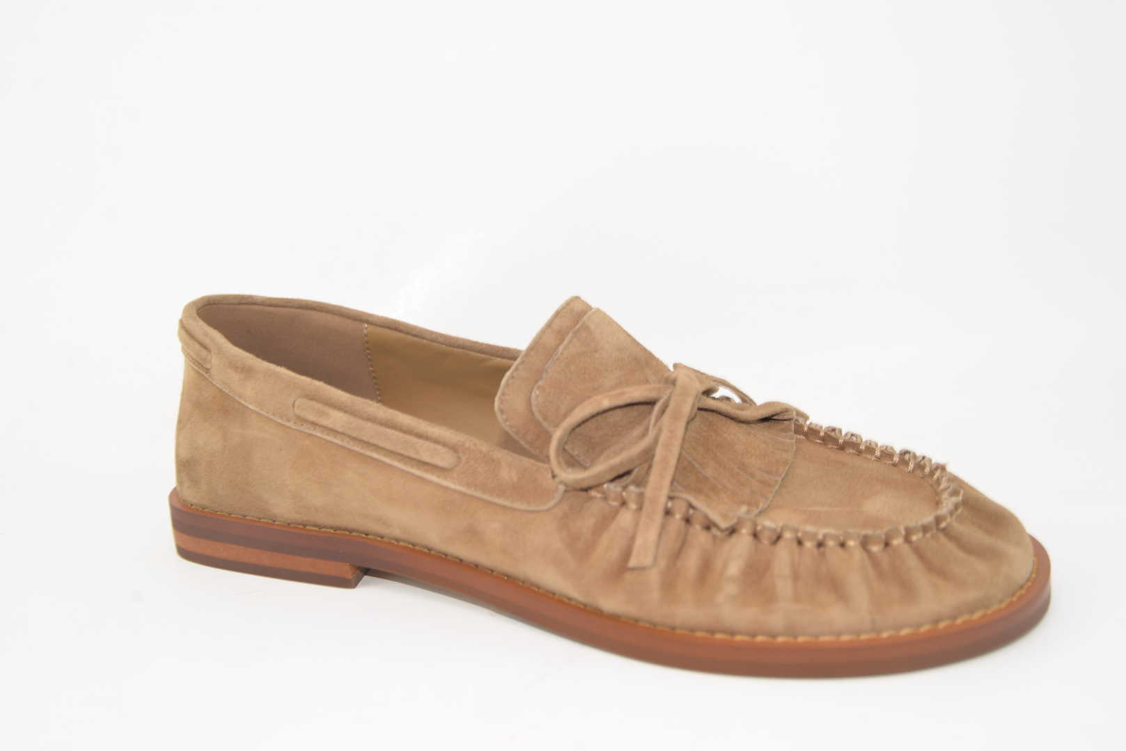 Genuine leather women's flat shoes