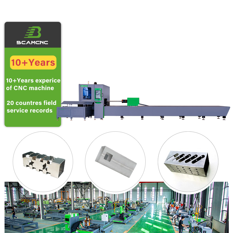 BCAMCNC Fiber Laser Cutting Machine for Metal Pipe Stainless Steel Sheet Tube Cutting Machine
