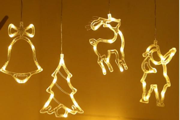 Festive Silhouette String Lights