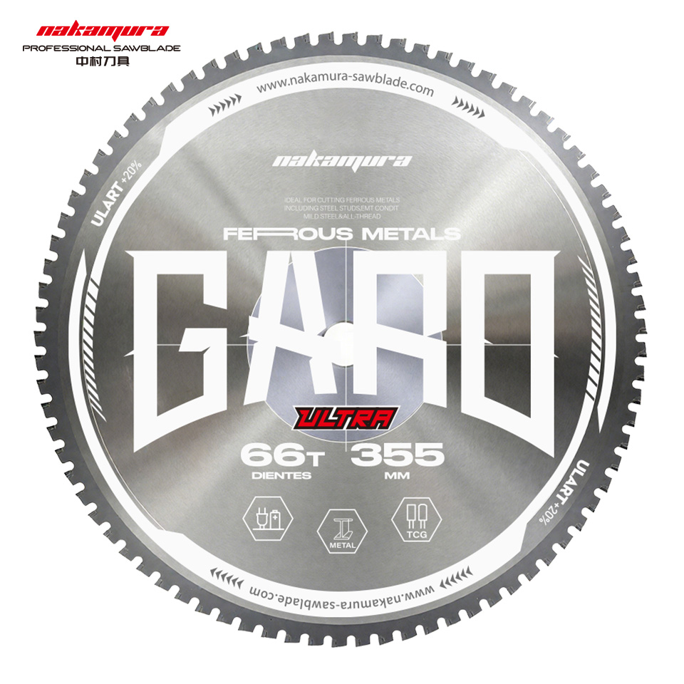 Carbide Cermet Tipped Customized Steel Saw Blade Circular Cold Metal Cutting Saw Blade