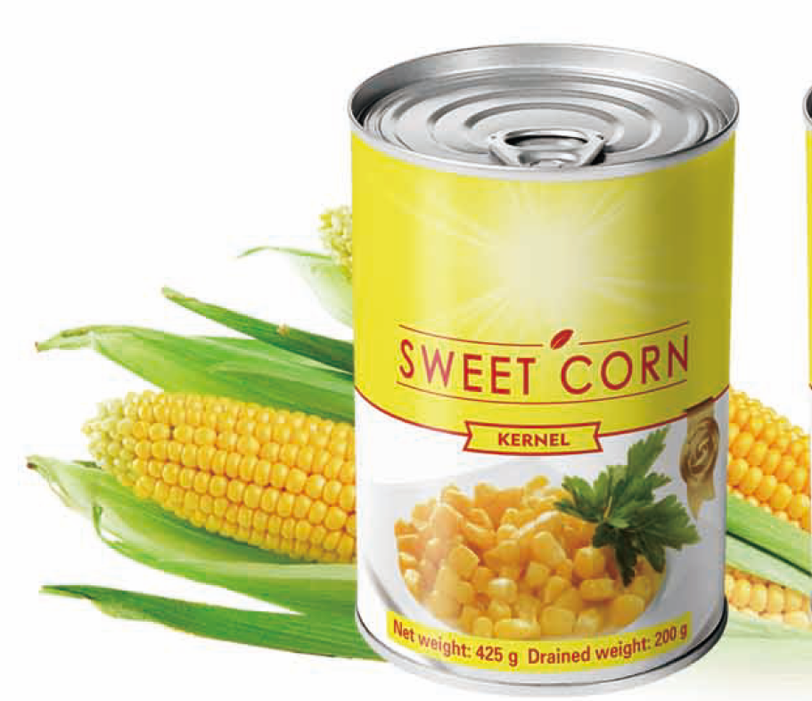 Canned sweet corn