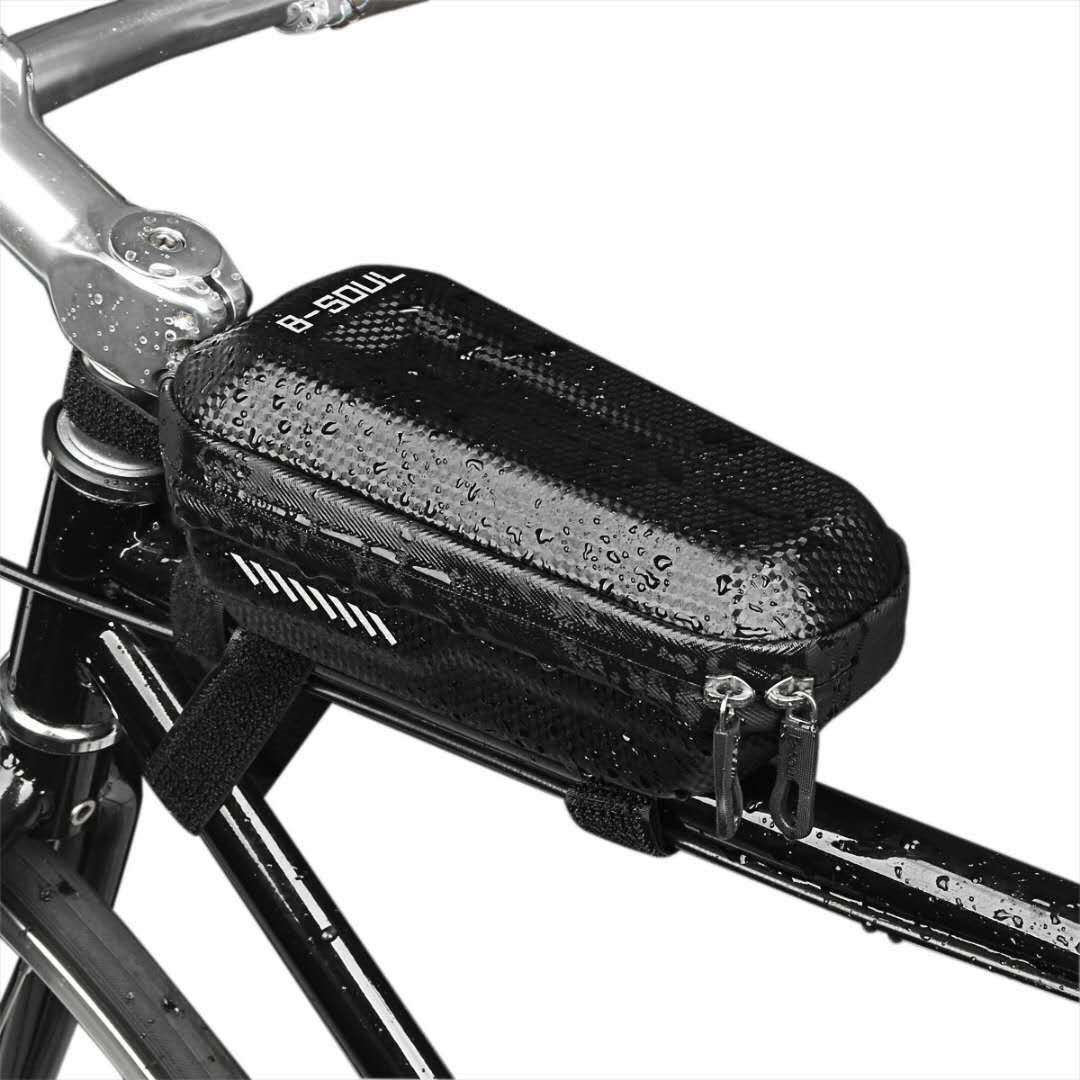 Hard-shell bicycle bag upper tube bag waterproof saddle bag cycling equipment accessories