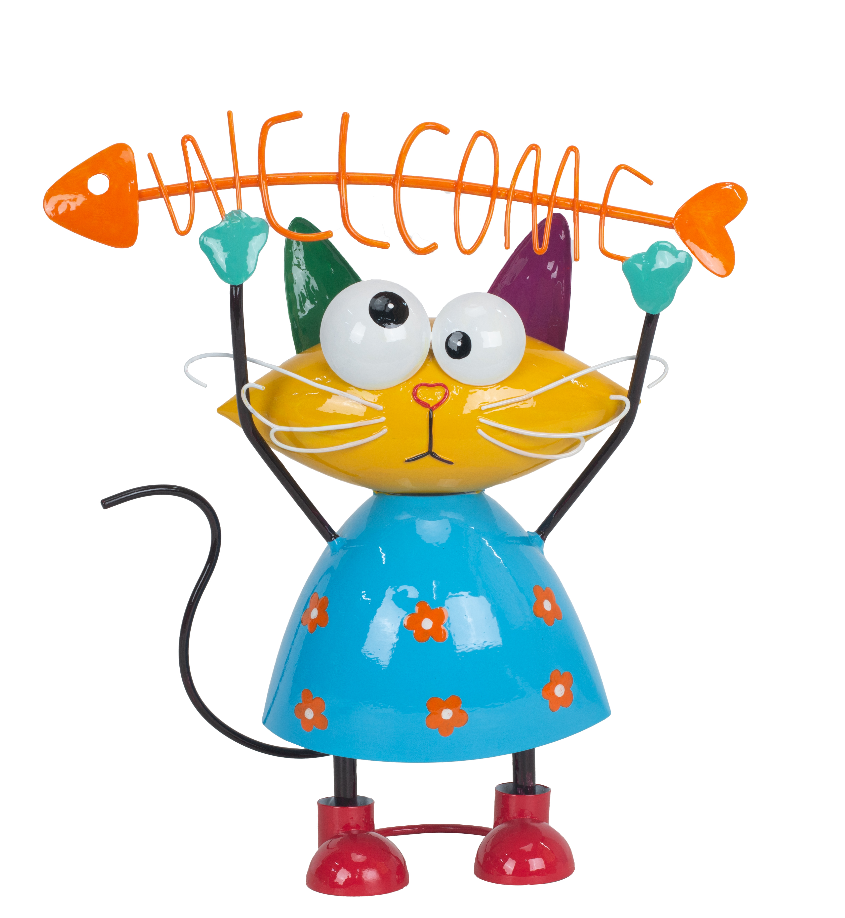 cartoon cat metal handicraft